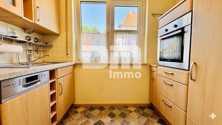 (R)eserviert!Stilvolle 3-Zimmerwohnung inkl. Balkon + TG Stellplatz nahe Rammelsberg - Küche mit Einbauküche